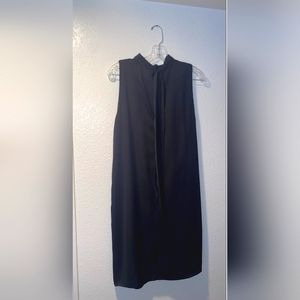 H&M High Neck  Sleeveless Satin Dress